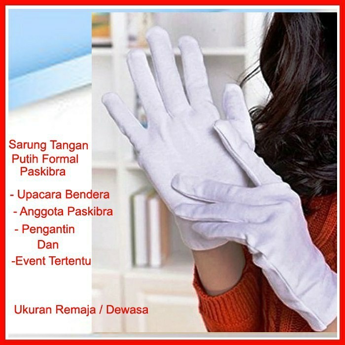 Sarung Tangan Puith Gaixin Sarung Tangan Formal Pesta Pria/Wanita Sarung Tangan Paskibraka / Pengantin Sarung Tangan Handscone