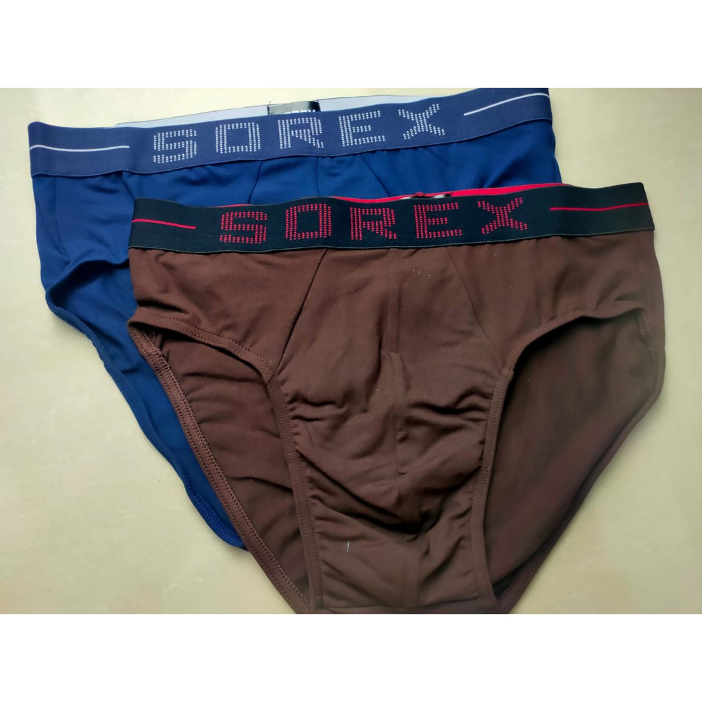 Celana Dalam Pria Dewasa Sorex M1011 Bahan Polyester yang Lentur dan Cocok untuk Berolahraga