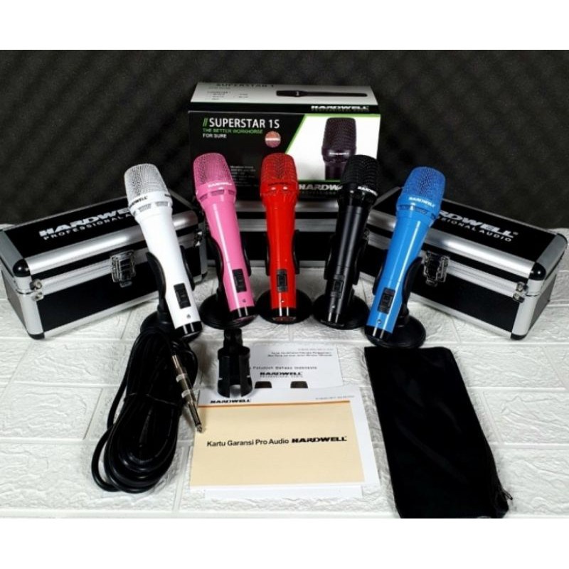 Microphone Kabel Hardwell SUPERSTAR15 Original &amp; Switch On