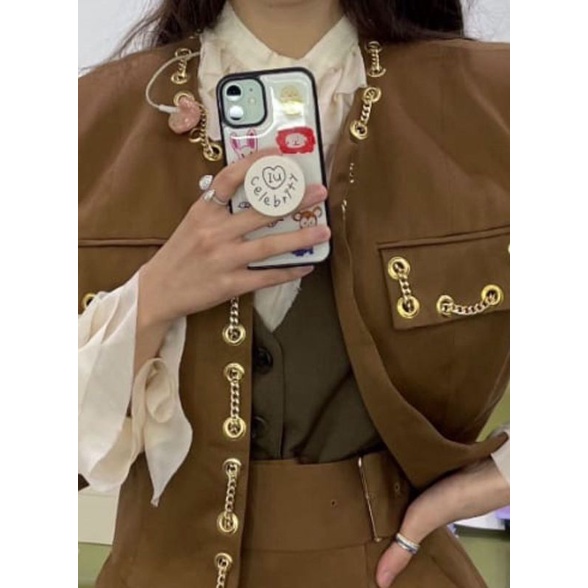 CELEBRITY IU Kpop Smart Tok / Griptok / Pop Sockets / Finger Stand / Phone Holder - IU Kpop CELEBRIT