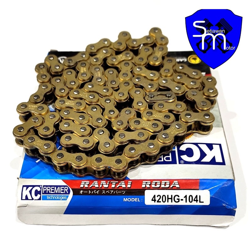 RANTAI RODA MOTOR GOLD KCP 420-104