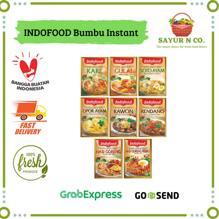 

INDOFOOD Bumbu Instant All Variant | Sayur N Co Bekasi