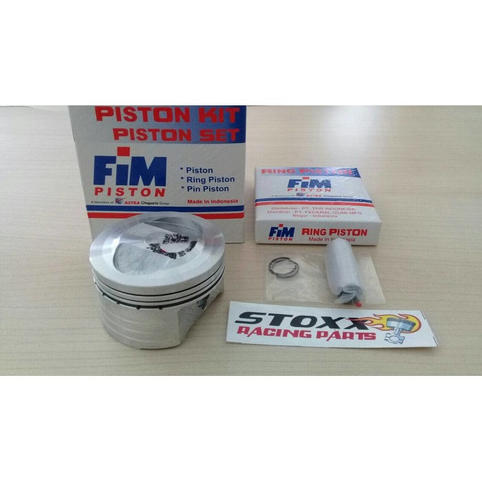 PISTON SET 57 57.5 58 58.5 59 MM PEN 13 JUPITER Z 110 VEGA R FIM IZUMI seher pin