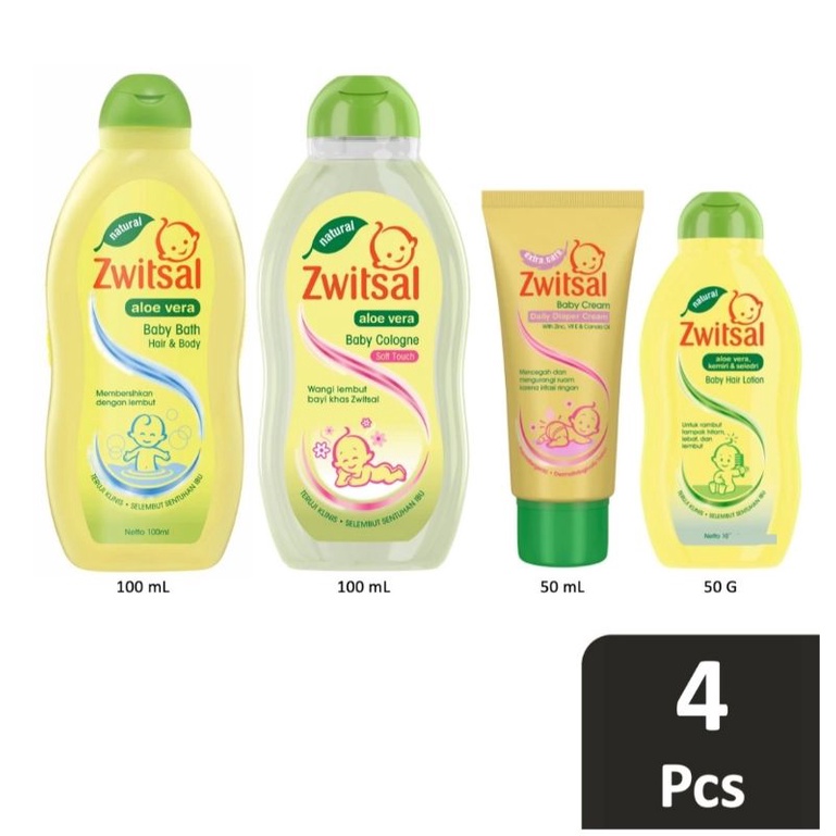 Zwitsal Natural Basic Pack Gifset - Baby Travel Pack