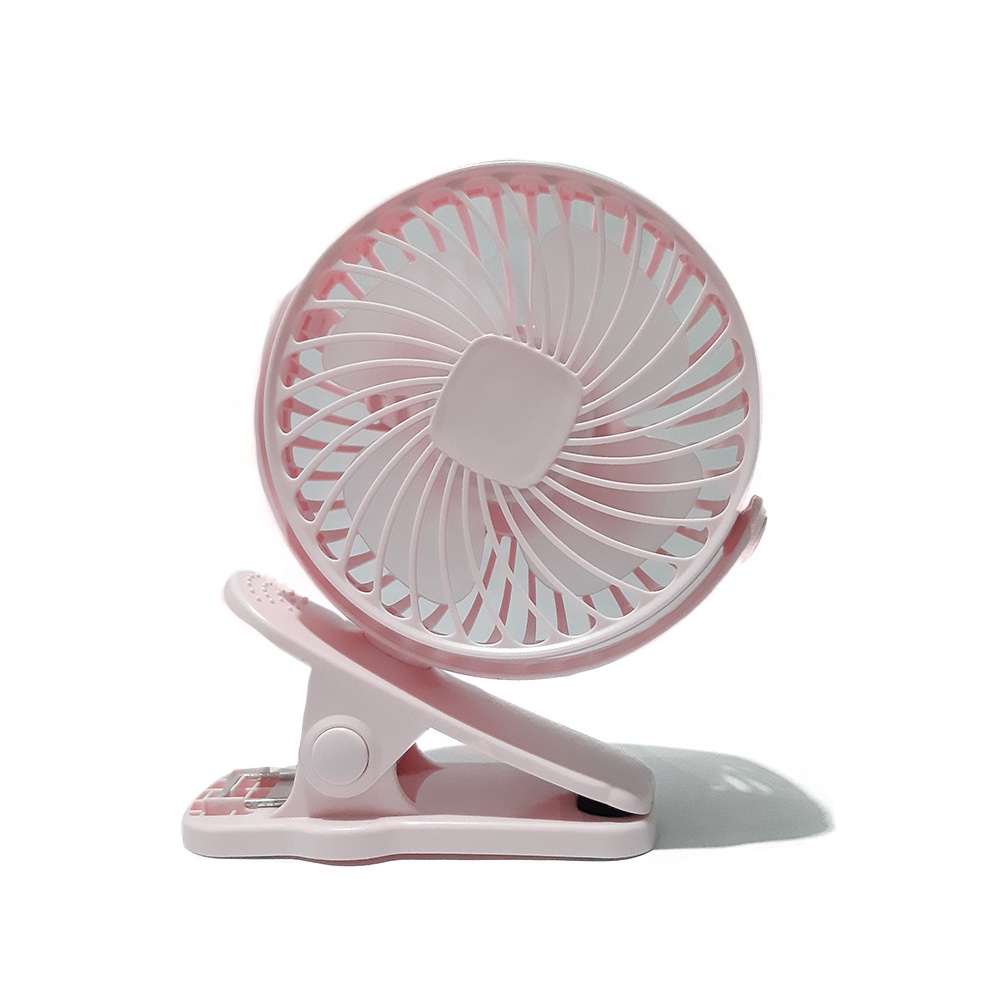 W-06 Mini Fan Clip Portable Rechargeable Kipas Angin