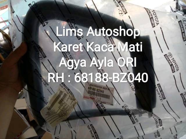 Karet Kaca Mati
Agya Ayla ORI
68188-BZ040 68189-BZ040