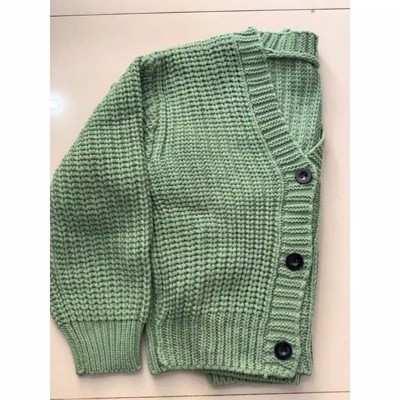 MURAH/ NAKARA CARDI RAJUT PREMIUM TEBAL /3Get Halus dan Adem-Mint
