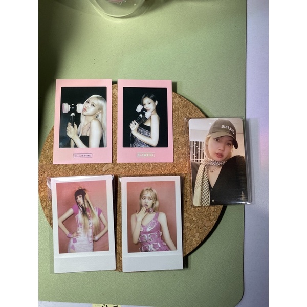 (dikirim dihari yang sama )  official-photocard BLACKPINK Born Pink- Lightstick benefit photocard