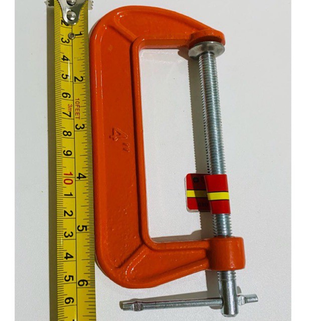 Catok C 4'' BISON LightDuty - Mini C Clamp Catok G G Clamp 4 in 4 inch