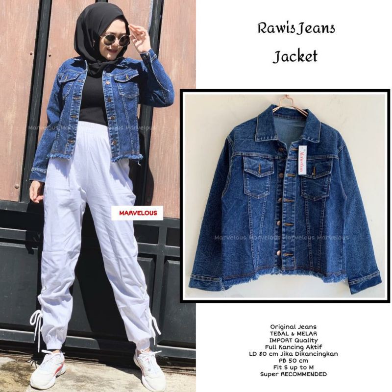 Rawis Jeans Jacket - by Marvelous