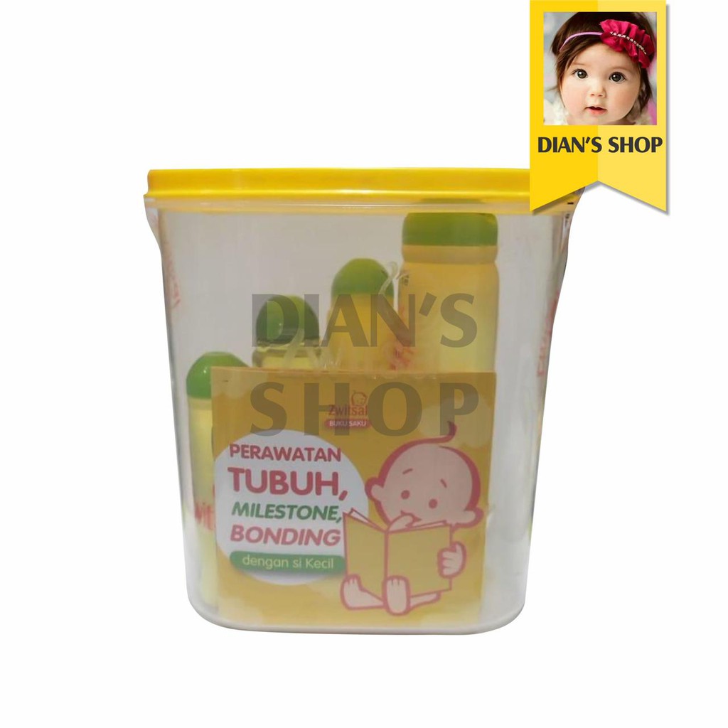 ZWITSAL Paket Sabun Toples - Paket Kado Bayi New Born - Paket 4 In 1 .-1
