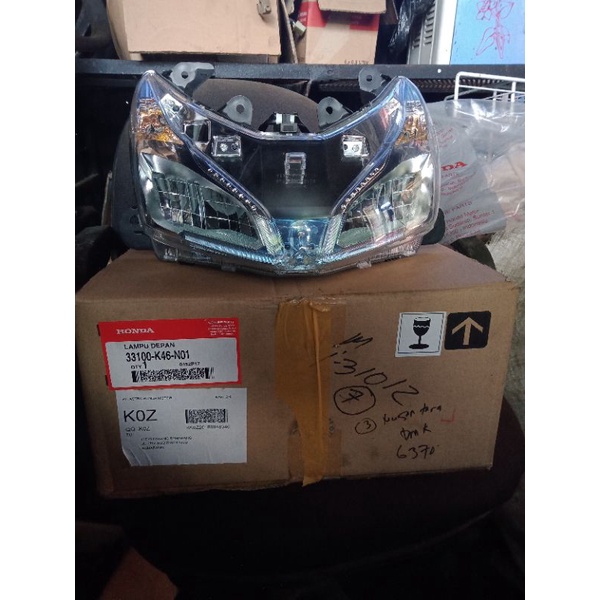 headlamp lampu depan reflektor LED VARIO 110FI ORI AHM 33100 K46 No1