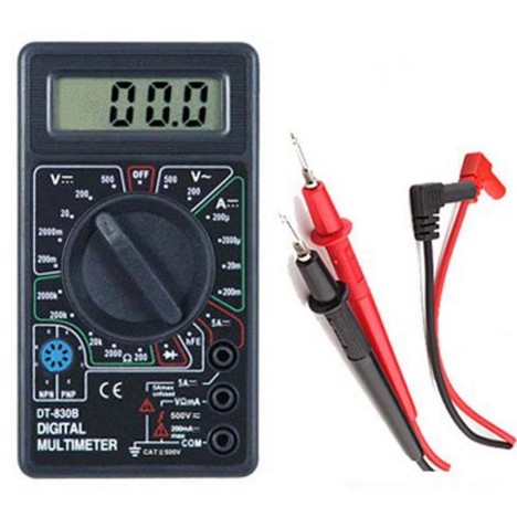 Digital Multimeter AVO Meter Digital Multitester Pocket DT830D