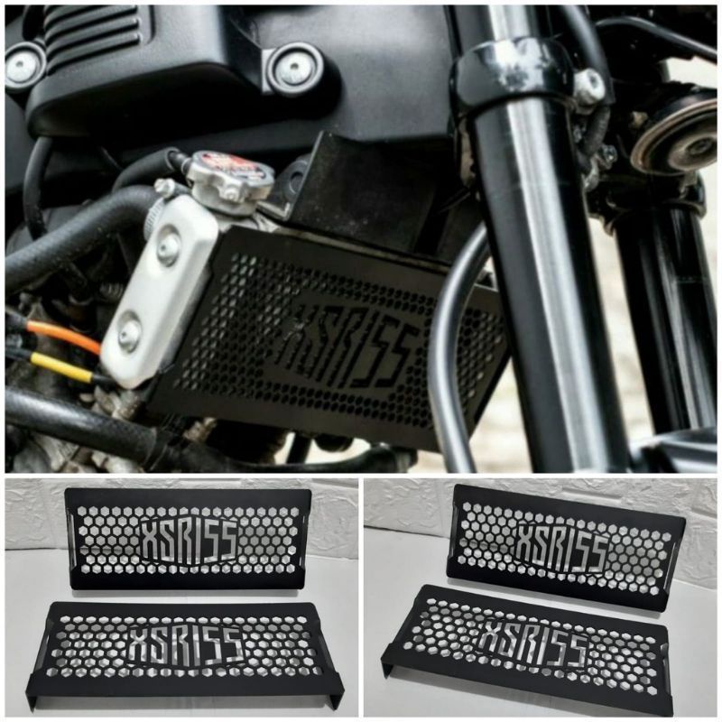 Cover Radiator Jaring XSR 155 Black Nitex FULL CNC