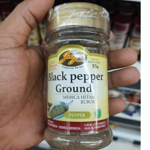 

Black pepper ground 55gr
