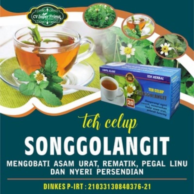 

Teh Songgo Langit Herbal Asamurat Rematik Dan Pegal linu