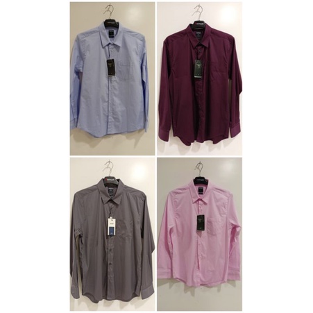 KEMEJA POLOS PANJANG STRETCH by SCOTCH