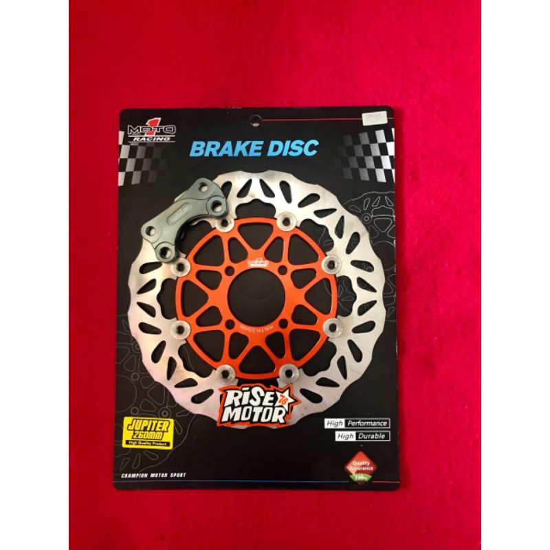 Piringan Disc Moto 1 Jupiter Z 260 mm orange