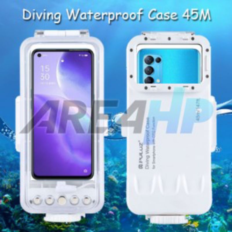 Puluz Diving Waterproof Case Casing Cover 45M Oppo Reno 5