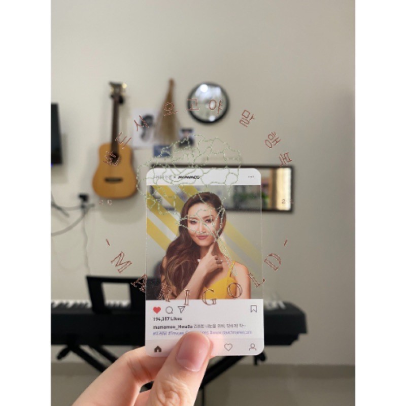 [RARE] Mamamoo Hwasa Davichi OFFICIAL Photocard