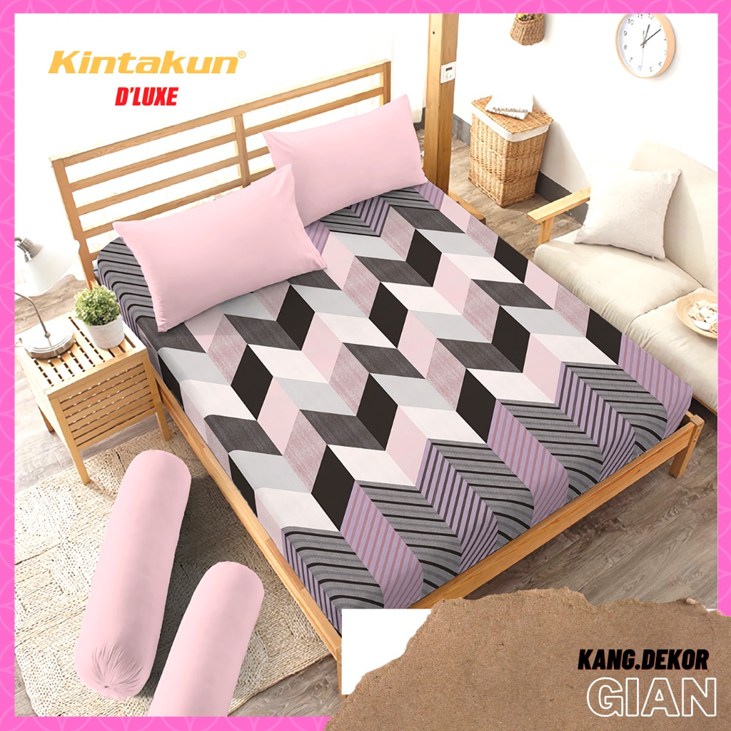 SPREI KINTAKUN DLUXE MOTIF GIAN 180x200 NO 1 KING SEPREI CANTIK MURAH MOTIF TERBARU SEPRAI KAMAR TIDUR D’LUXE SEPREI AESTHETIC D LUXE KINTAKUN SEPRAI CANTIK SEPRE DLUXE PROMO ANTI LUNTUR MOTIF PLUS SARUNG BANTAL SPREI DEWASA ALAS KASUR SPREI ADEM