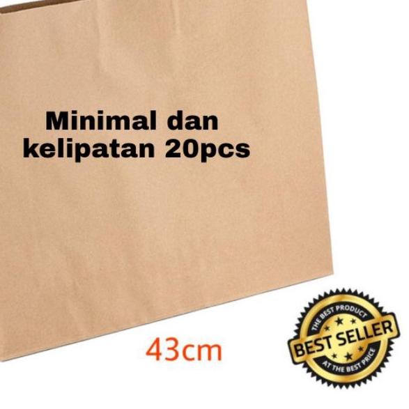 

► Paperbag XXL polos besar, Tas belanja jumbo, Goodie bag, Shopping bag ❅