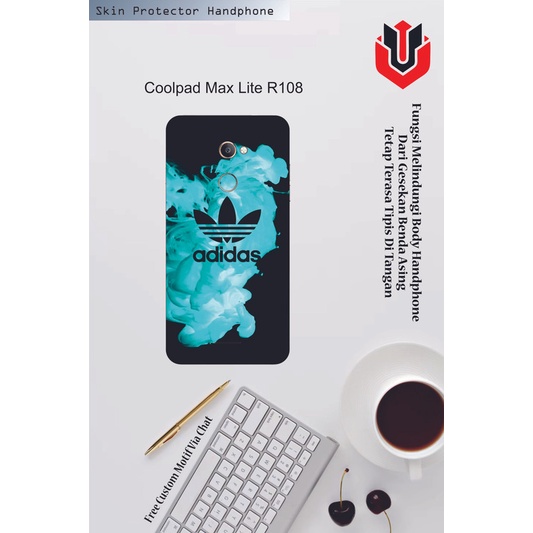 Isi 2pcs Garskin Hp Coolpad Max Lite R108 Motif gg - Free Custom Motif via Chat