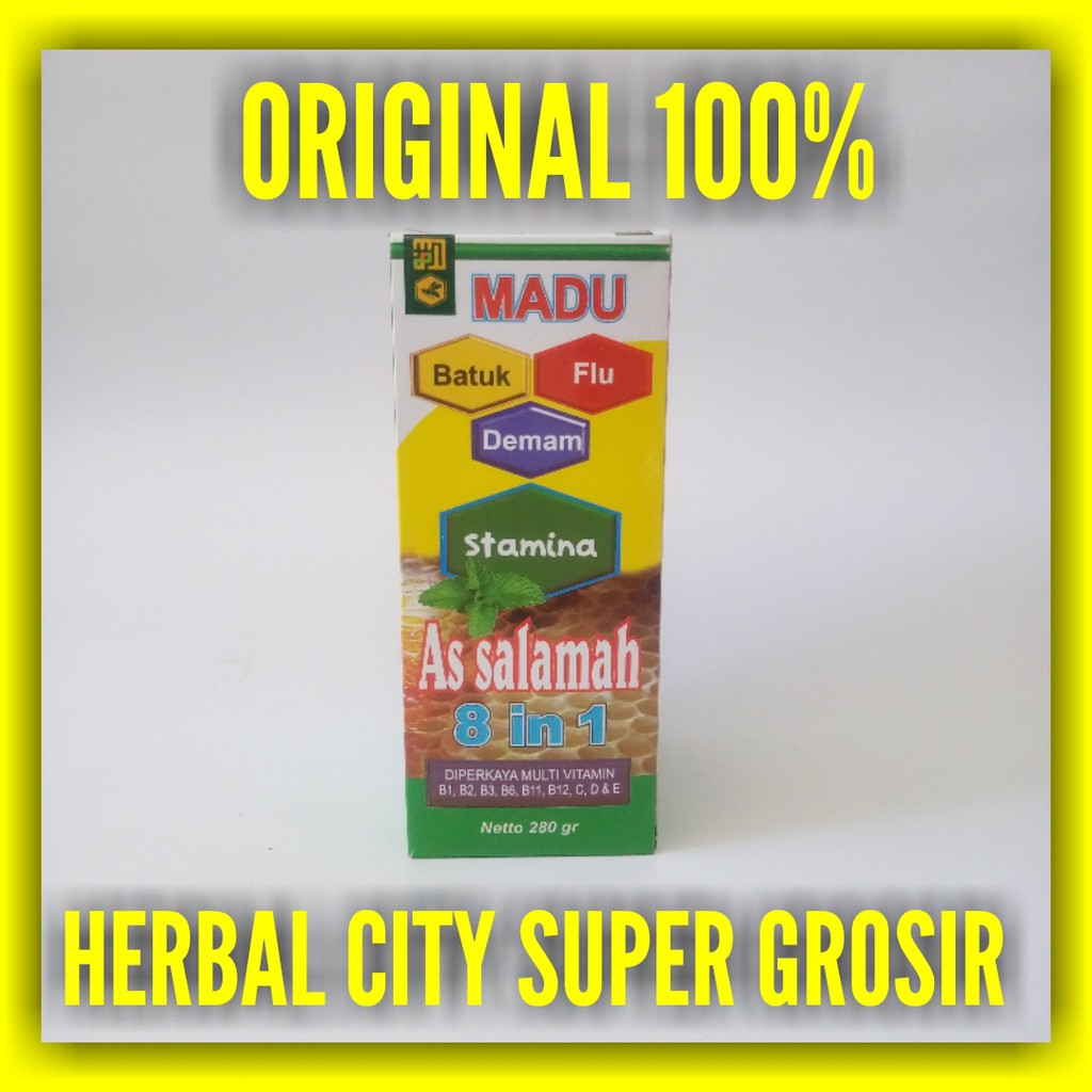

Madu Batuk AsSalamah Madu AsSalamah Madu As Salamah Madu Demam Flu 8 in 1 ORIGINAL 100%