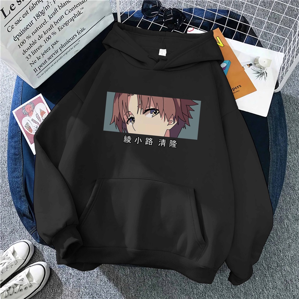 hoodie KIYOTAKA EYES hoodie YOU ZITSU hoodie Classroom of the Elite hoodie Kiyotaka Ayanokoji jaket anime hoodie anime keren baru M L XL XXL XXXL XXXXL big size