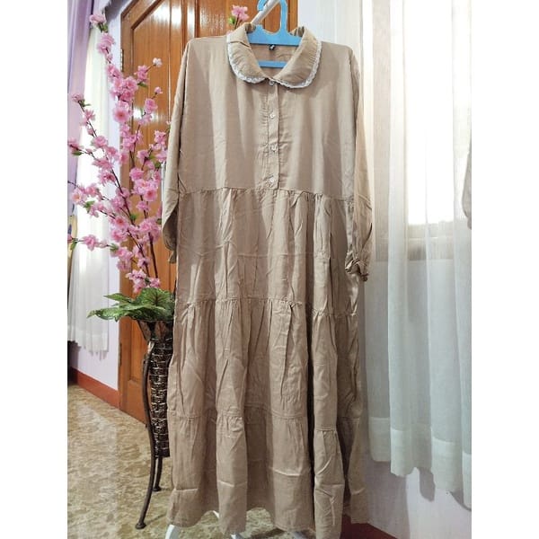 HANA MIDI DRES TERBARU JUMBO LD 120