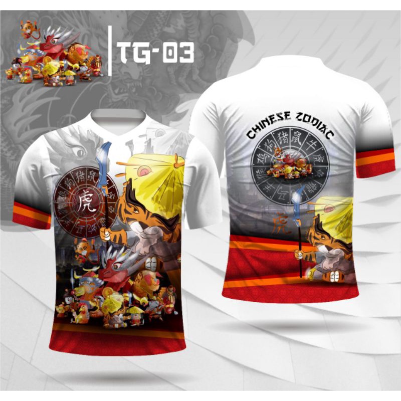 Jersey Imlek 2022 baju kaos cheongsam kaos imlek