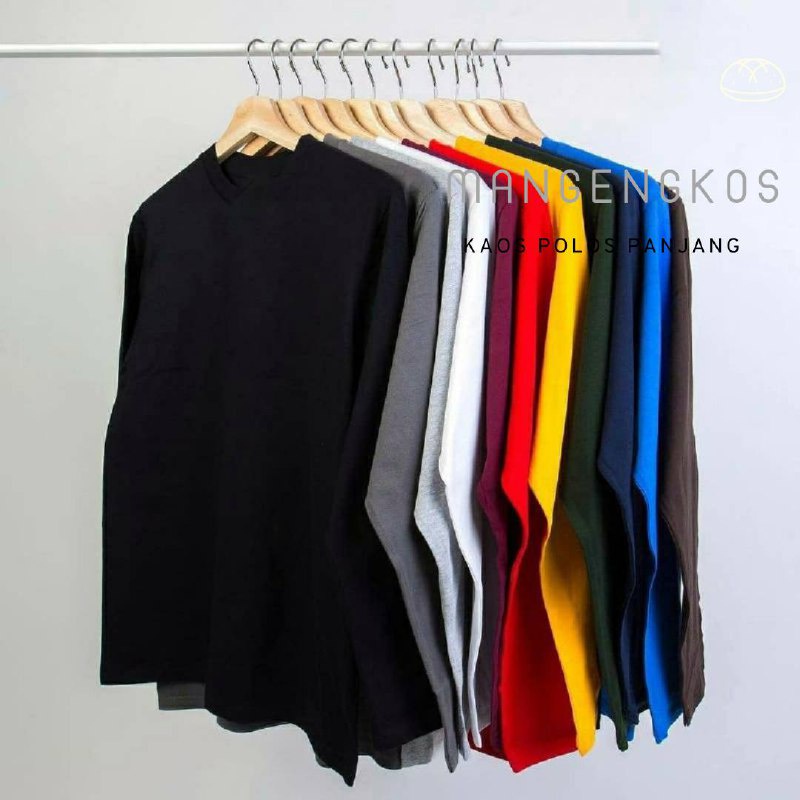 LANGSUNG DARI PABRIK KAOS POLOS LENGAN PANJANG / KAOS POLOS PRIA WANITA UNISEX DEWASA / HARGA TERMUR