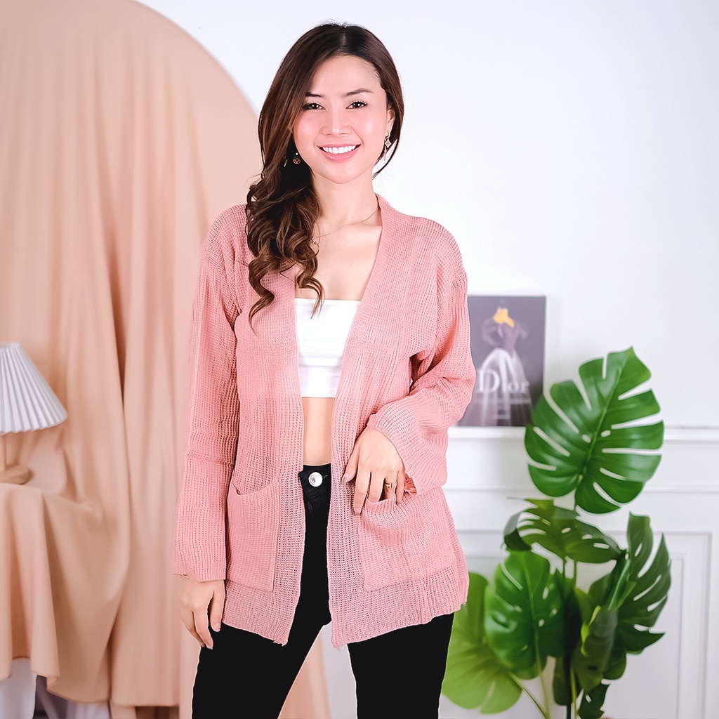 AFI - MC - RJT Lavella Oversize Knit Outer Wanita Rajut