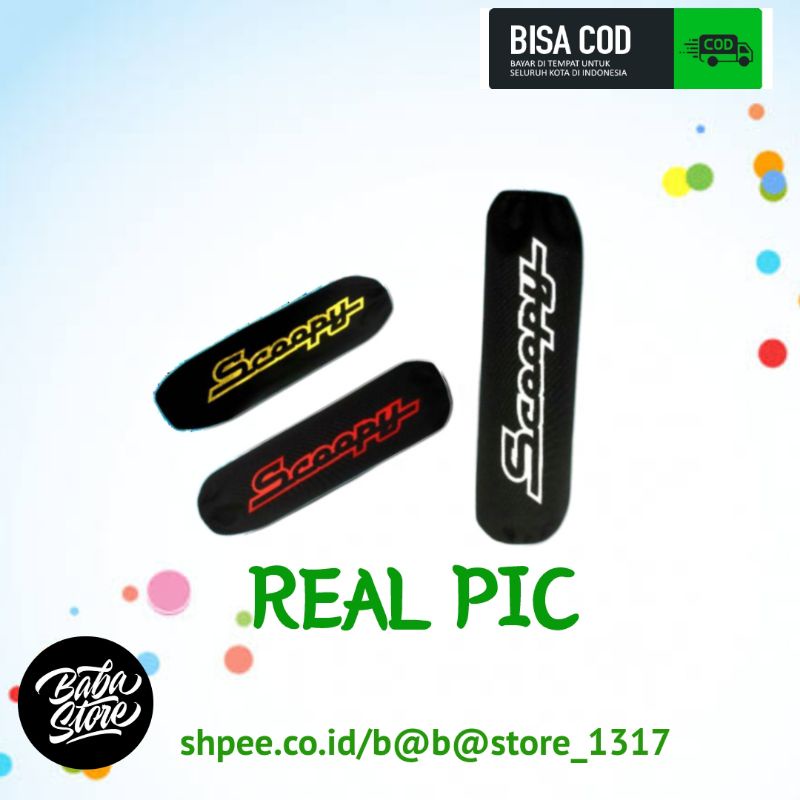 cover shockbreaker/sarung shock motor/pelindung shock motor Scoopy