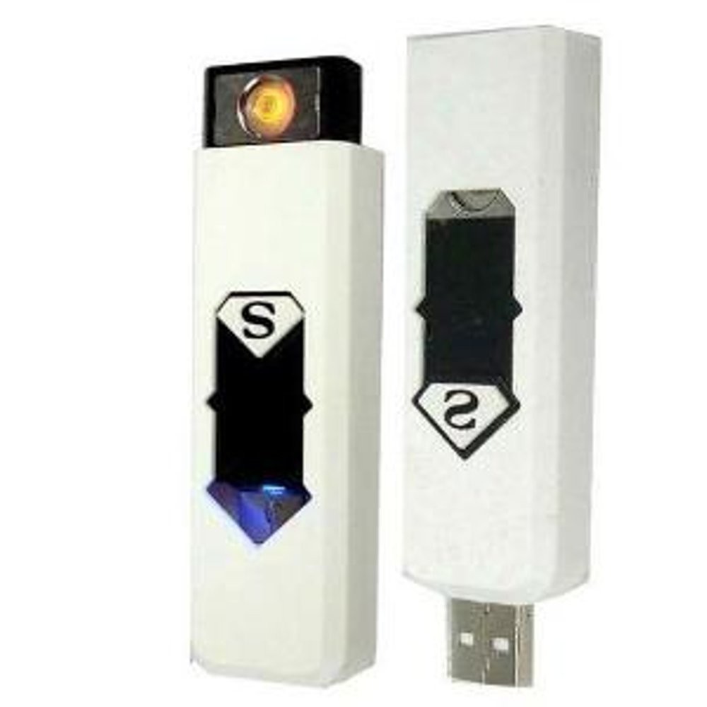 [20 GRAM] USB Rechargeable Lighter - Korek Api Elektrik USB S SUPERMAN