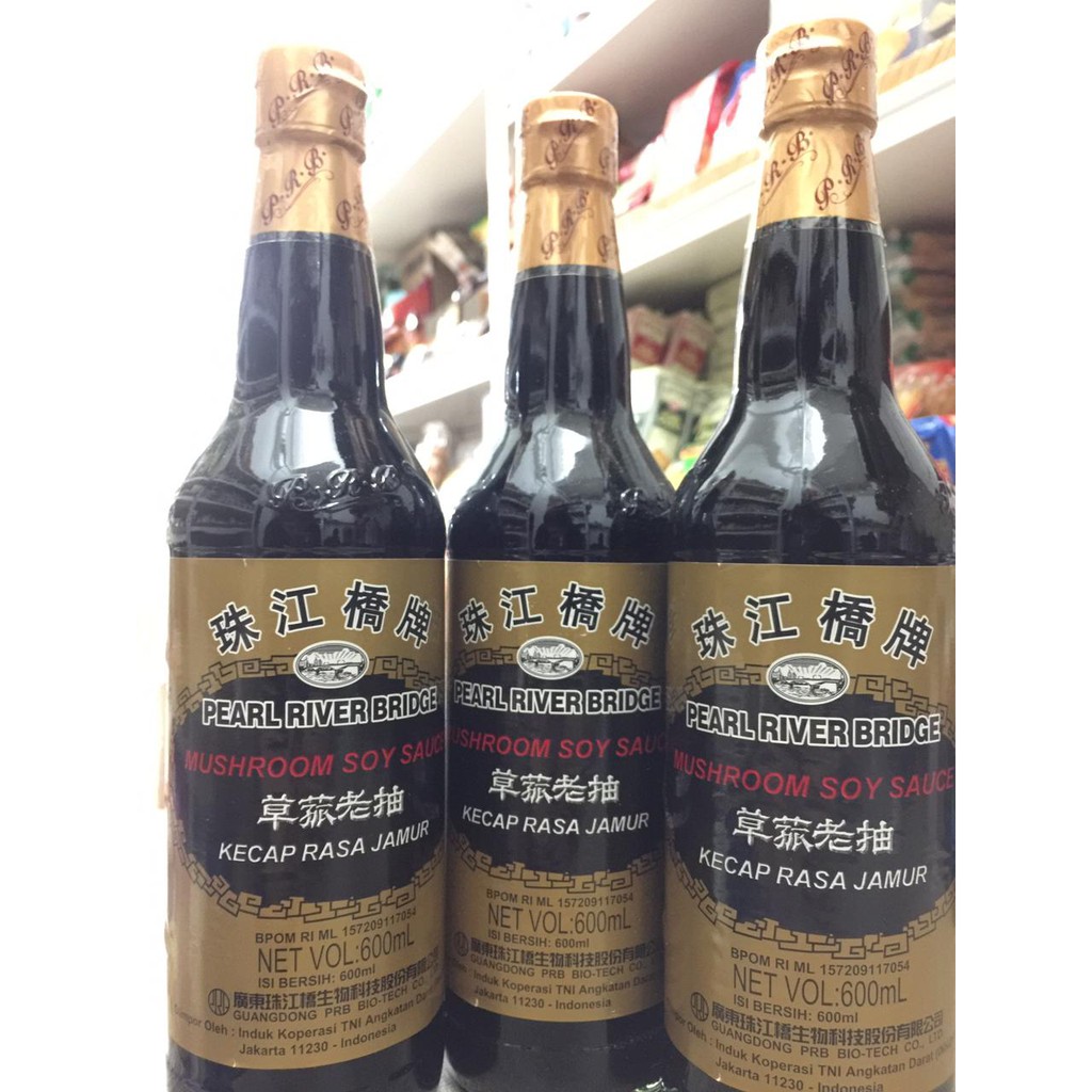 

Kecap Asin Jamur Pearl River Bridge Mushroom Soy Sauce 600ml