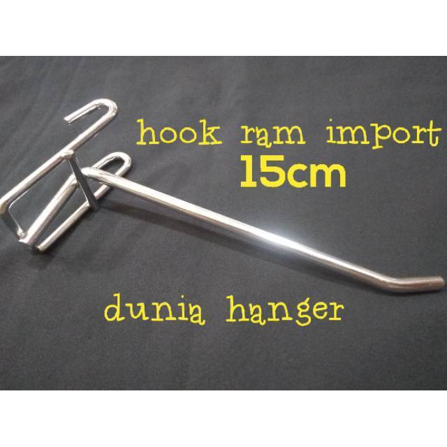 Hook RAM Cantolan ram BESI KROM 15cm