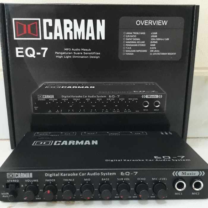 PRE AMP CARMAN EQ-7 PARAMETRIC PARAMETRIK CARMAN EQ-7