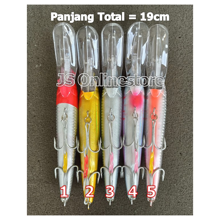 Umpan Pancing Minnow Trolling P