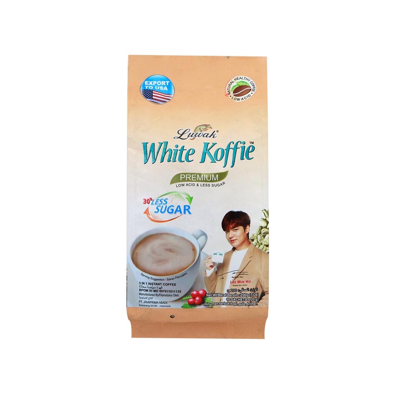 

Luwak White Koffie Less Sugar 10X20g - Alhanan/04