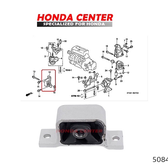 engine mounting gantungan mesin depan matik crv gen2 2002 2003 2004 2005 2006 stream 2002 2003 2004 2005 2006 2000cc