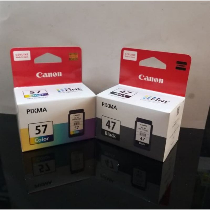 1Set/Tinta Cartridge Canon PG 47black-57colour Original