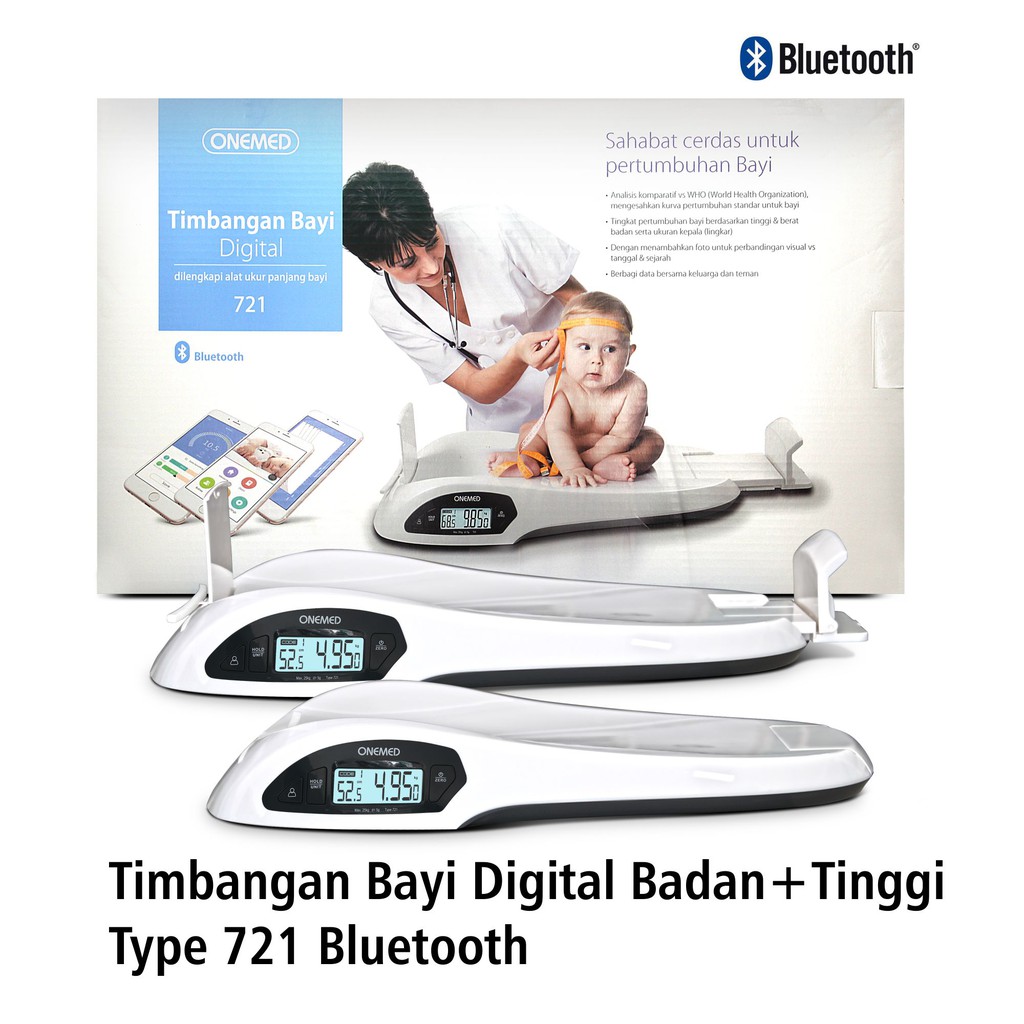 Timbangan Bayi Digital Type 721 &amp; Bluetooth Onemed OJ