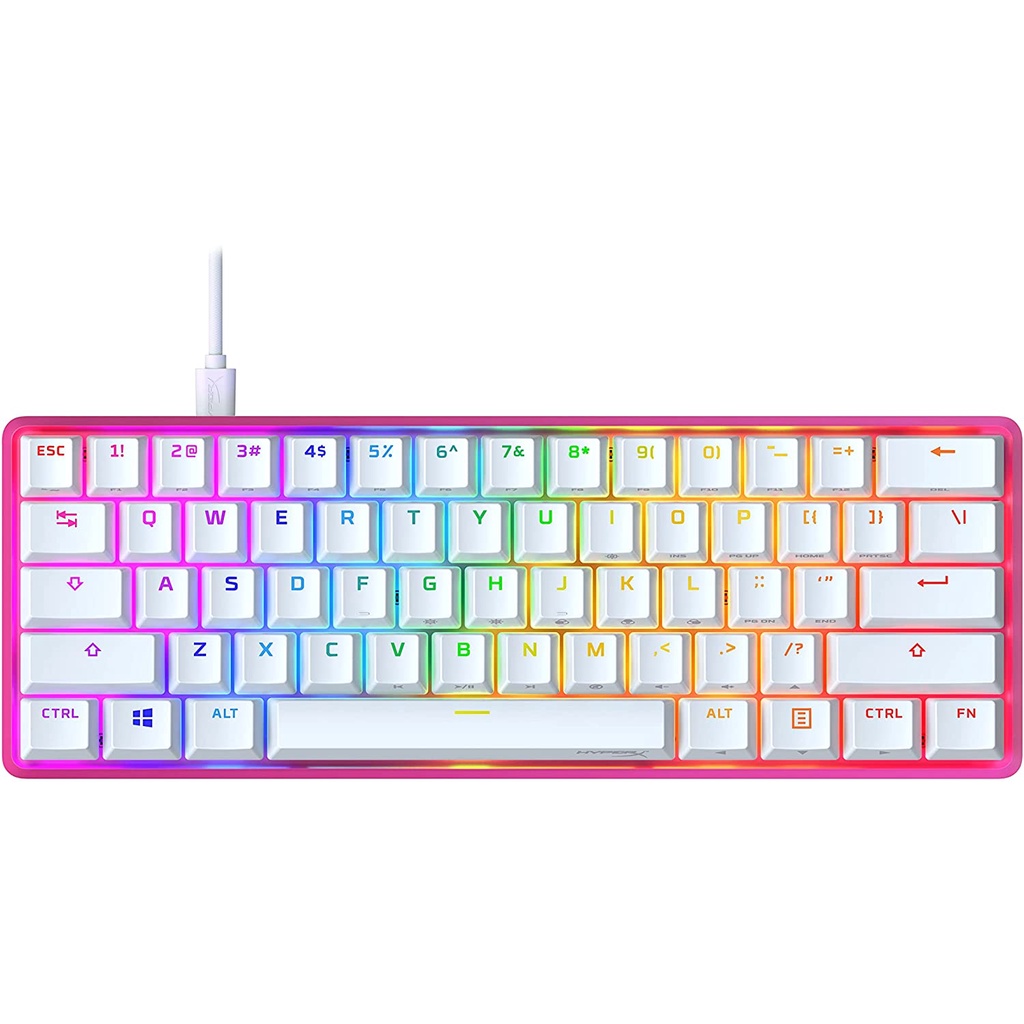 HyperX Alloy Origins 60 Pink Edition RGB Mechanical Gaming Keyboard