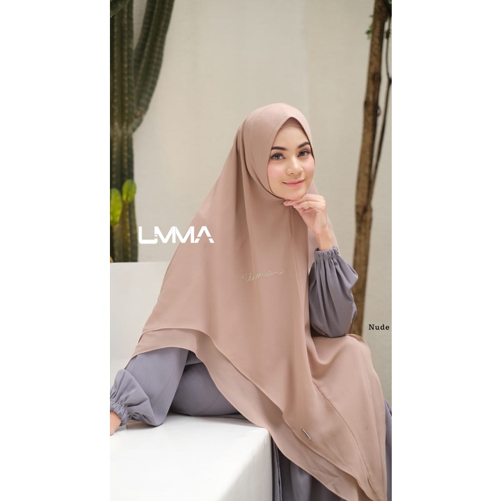 Saffashion - Umma Albarizk Khimar Ladies Hijab Syari Bahan Cerutty