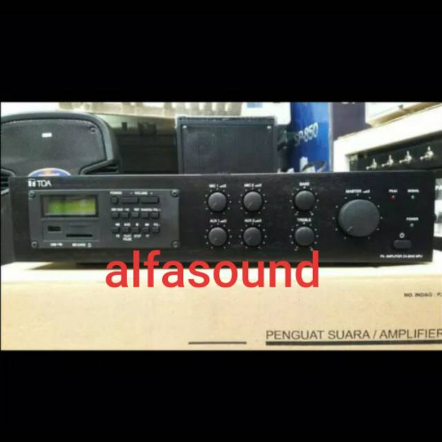 AMPLI TOA ZA 2240 MPU amplifier za2240 mpu
