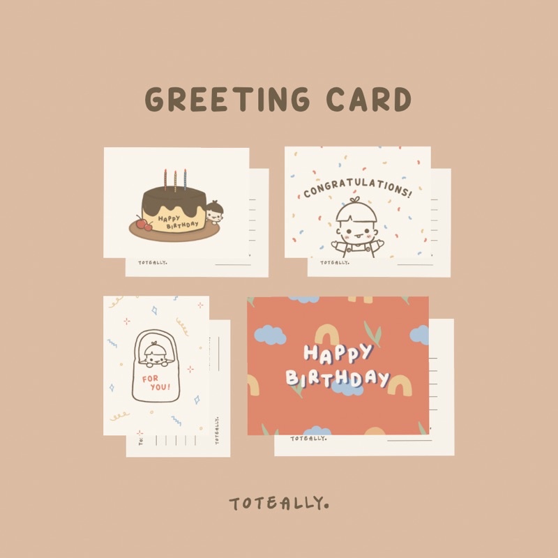 ADDITIONAL ONLY - Toteally Custom Note - Gift Card | Kartu Ucapan, Kartu Kado