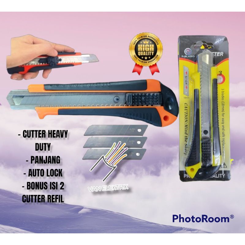 

Cutter / Cuter Besar A-3 Free Refil Pisau 2pcs