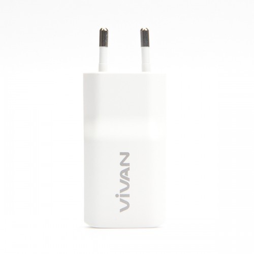 VIVAN 2.4A Charger Dual Output USB for All Phone