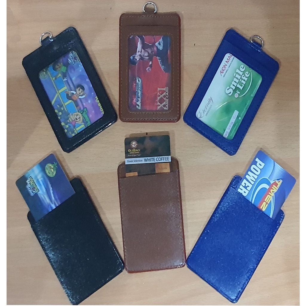 

Tempat Id Card Holder PU Frame Kulit 2 Kartu Casing PU Leather Tempat ID CARD Holder Kulit PU Leather Card Holder Name Tag Kulit Potrait 2 Slot